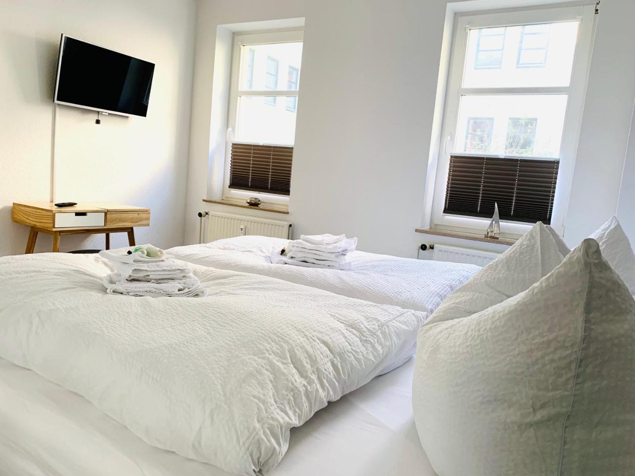 פלאנסבורג Fewo1846 - Atrium - Luxurioese Wohnung Mit 3 Schlafzimmern Und Balkon Im Stadtzentrum מראה חיצוני תמונה