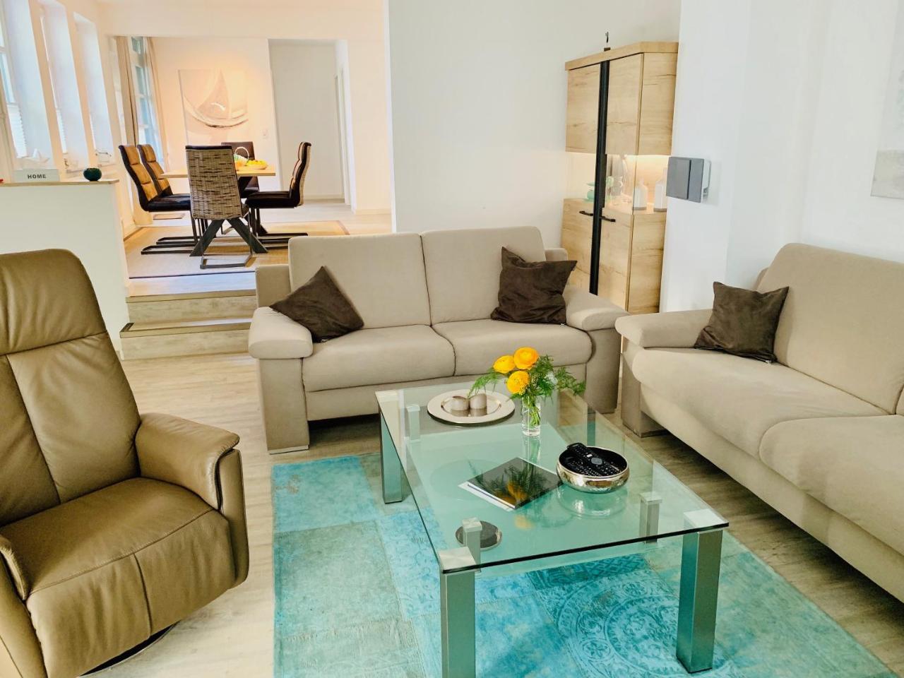 פלאנסבורג Fewo1846 - Atrium - Luxurioese Wohnung Mit 3 Schlafzimmern Und Balkon Im Stadtzentrum מראה חיצוני תמונה
